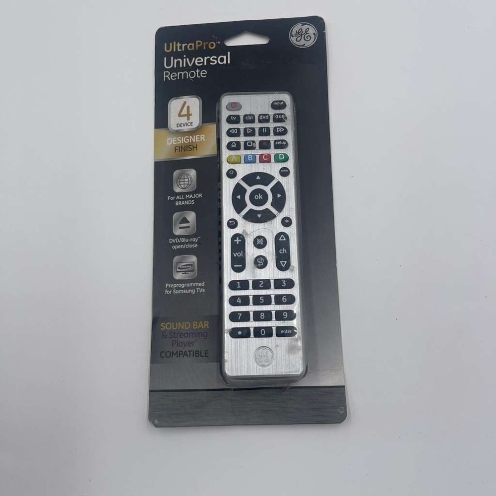 UltraPro Universal Remote Designer Finish 4 Device -‎ GE Branded